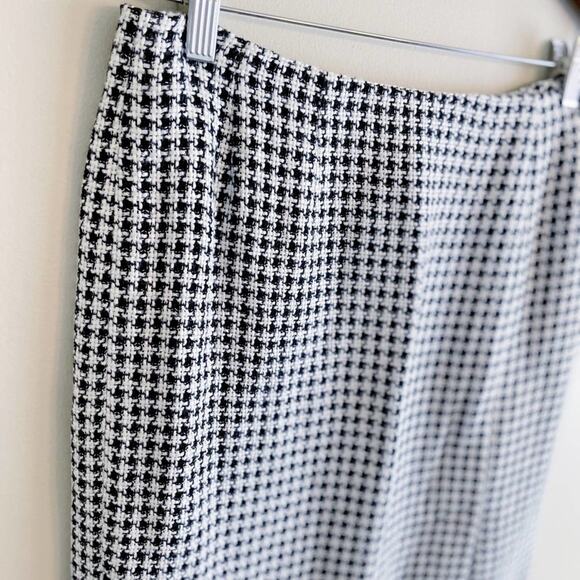 Jones New York houndstooth tweed pencil skirt size 10 Petite NEW - Picture 7 of 13
